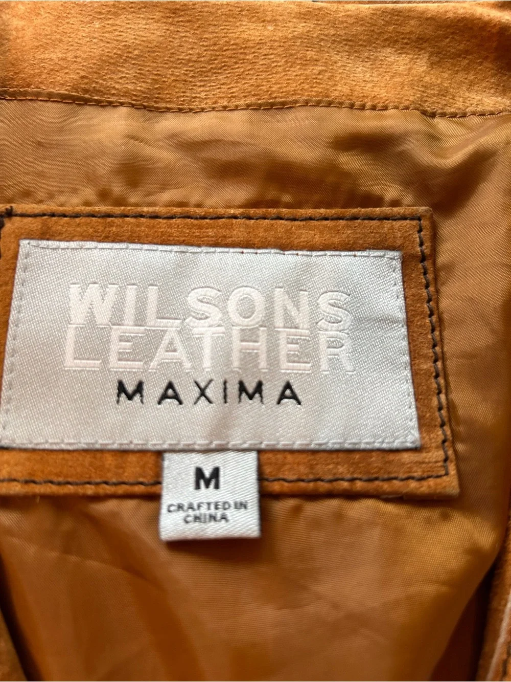 Wilson’s Leather Maxima Suede Patchwork long length jacket. Penny Lane. 70’s. M - Picture 7 of 11